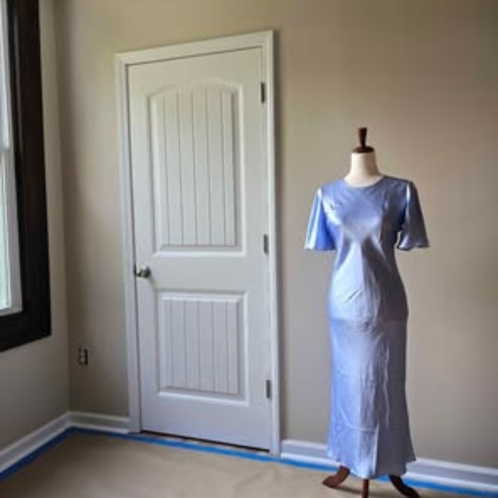 Amanda Uprichard Light Blue Dress